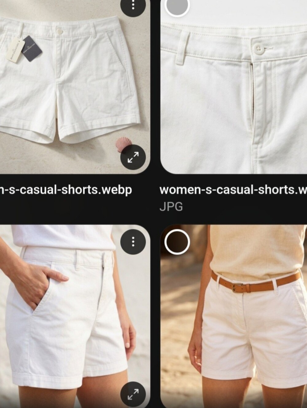 Bean Signature Off-White Women's Pants